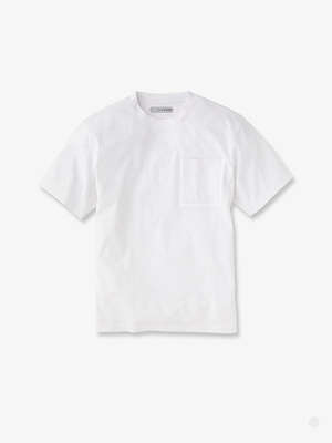 프레시 웰딩포켓 티셔츠_WHITE / MOBASWM4121