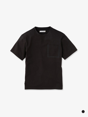 프레시 웰딩포켓 티셔츠_BLACK / MOBASWM4121
